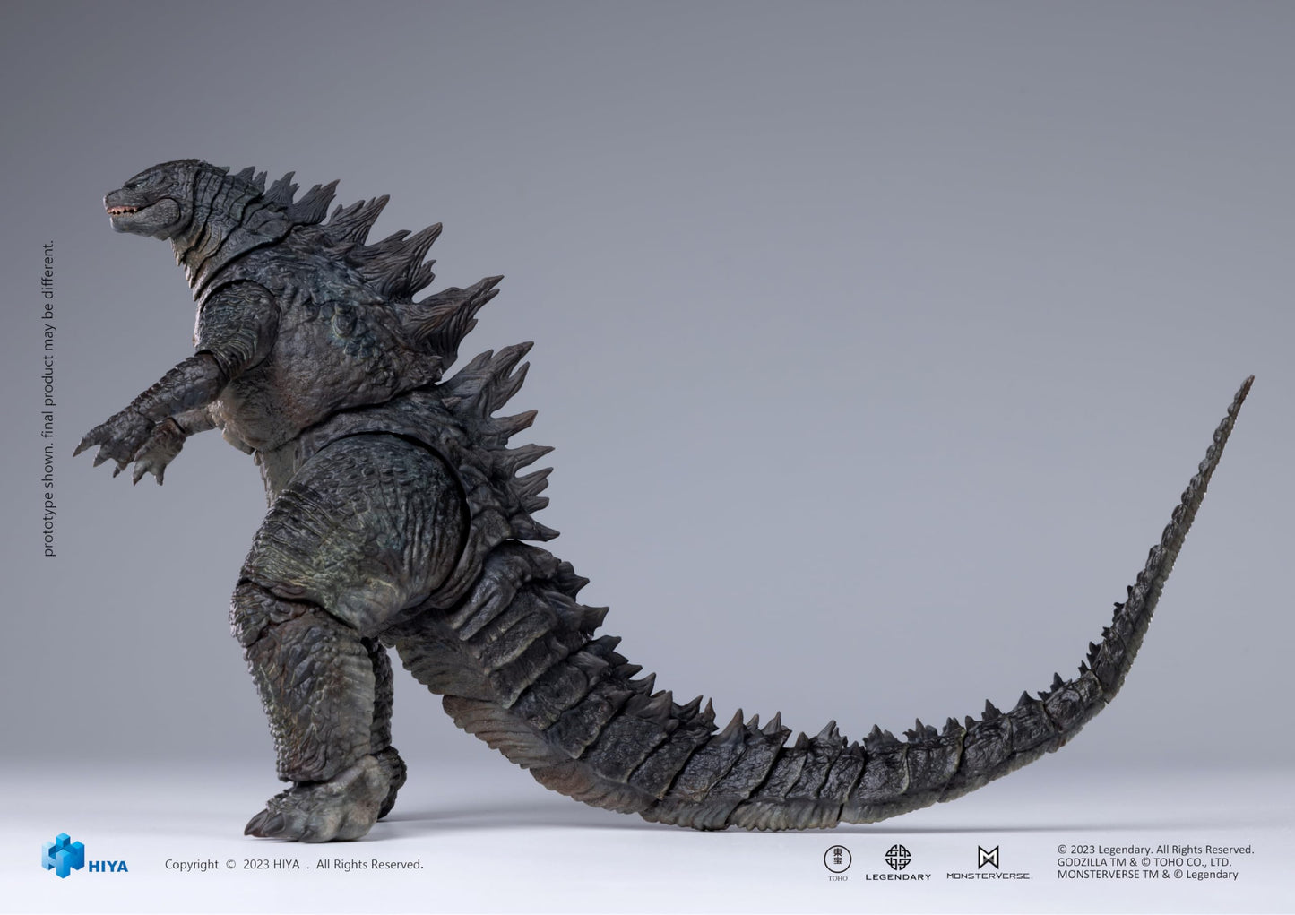 Hiya Toys Godzilla Exquisite Basic Action Figure, 7 inches, Multicolor, Model EBG0080, Non-Scale, 2014 Edition