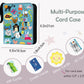 Thisness Yoto Card Case - 120 Card Capacity Holder & Organizer, 8.2" x 6.5" x 1.8", Polyurethane, Animal Design