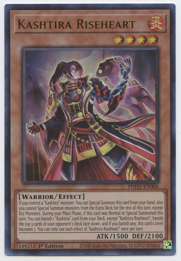 Kashtira Riseheart - Phhy-En006 - Ultra Rare - 1St Edition