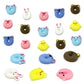 JIAHO Kawaii Squishies 9 Pcs Donut Mochi Squishy Toys for Kids Classroom Prizes, Party Favors, Birthday - Cute Mini Animals Moch