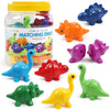 Montessori Matching Dinosaurs Toy, Color And Shapes Recognition, Snap And Pattern Match Game Preschool Learning Toys Homeschooling Activity Class Tool, Birthday Valentine'S Gift For Toddler Boys Girls
