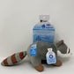 Spunky Pup Clean Earth Plush Raccoon | Made From 100% Recycled Water Bottles | Small,Gray,7261