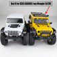1/24Th Rc Roof Rack Luggage Carrier With 8Led Light Bar For Axial Scx24 Axi00002 Jlu Crc 1:24 Rc Crawler Car