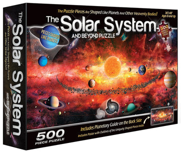 A Broader View The Solar System Puzzle - 500 Piece, Model 158A, Educational Fun