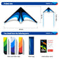 Sgftre Red Green Blue Three Piece Large Delta Kite,Extremely Easy To Launch For Beginners,Kites For Kids And Adults,Kite For Out