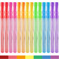 Bubble Wand, 28 Pack 14’’ Big Bubble Wands Bulk(7 Colors), Non-Toxic Smelless Bubble Toy For Kid Child Birthday Party Favor Wedding Summer Outdoor Pool Activity Bathroom Bath Toys