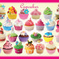 Eurographics Cupcakes Puzzle, 100-Piece