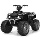 Costzon Kids Atv, 12V Battery Powered Electric Vehicle W/Led Lights, High & Low Speed, Horn, Music, Usb, Treaded Tires, Ride On