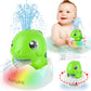 Zhenduo Baby Bath Toys, Rechargeable Bath Toys, Whale Spray Water Bath Toy, Sprinkler Bathtub Shower Toys For Toddlers Kids Boys Girls, Pool Toy For Baby (Green)