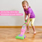 Kids Vacuum Cleaner Toy For Toddler, Pink Toy Vacuum Cleaner With Light & Realistic Sounds, Pretend Role Play Household House Ke
