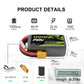 OVONIC 6s Lipo Battery 100C 1000mAh 22.2V Lipo Battery with XT60 Connector for RC FPV Racing Drone Quadcopter