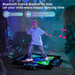 Zefinot Dance Mat For Kids Ages 3-12 Year - Dance Mats With Light Up 4-Buttons & Wireless Bluetooth,Music Dance Mat With 4 Game