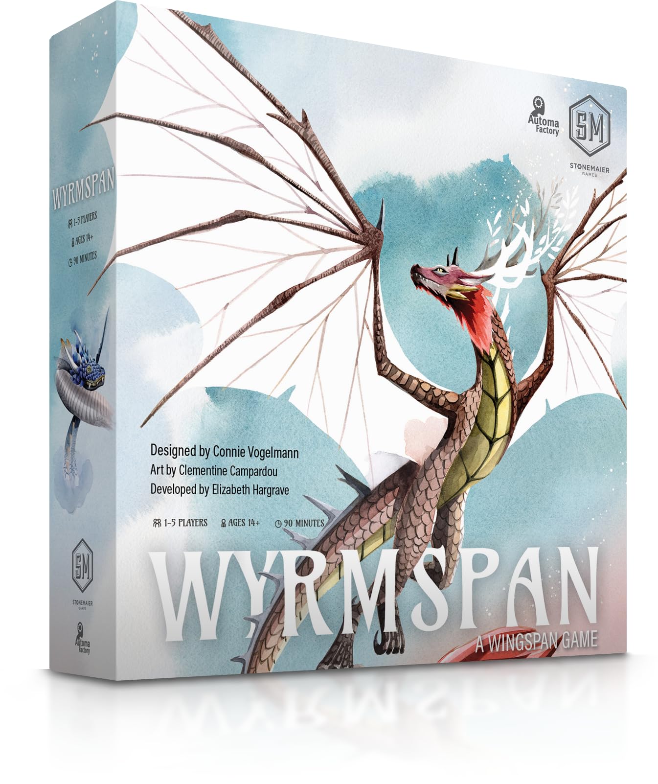 Stonemaier Games Wyrmspan Strategy Board Game for 1-5 Players, Ages 14+, Multi-Coloured, Model STM850, 90-120 Min Playtime