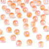 Poplay 120Pcs Glass Marbles Bulk, For Kids Marble Run Games, Vase Fillers, Orange