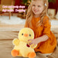 Sew Butiful 8' Duck Stuffed Animals Plush, Cute Plushies For Animal Themed Parties Teacher Student Award, Animal Toys For Baby, Boy, Girls, Great For Nursery, Room Decor, Bed (Duck)