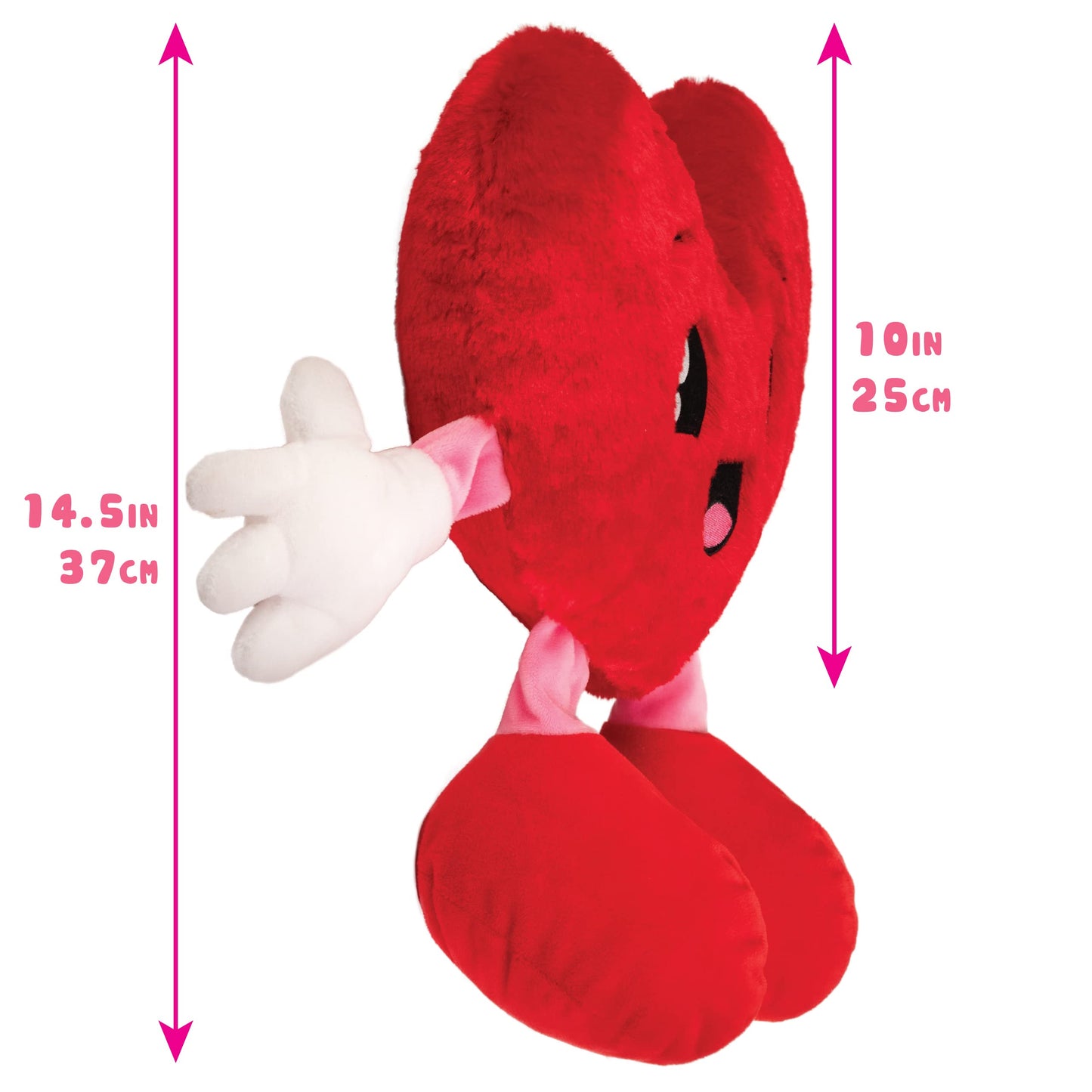 Scentco Sweetheart (Heart) - 10' Patented Gourmet Strawberry Scented Stuffed Plush - Valentines, Gifts For Kids, Gift Guide