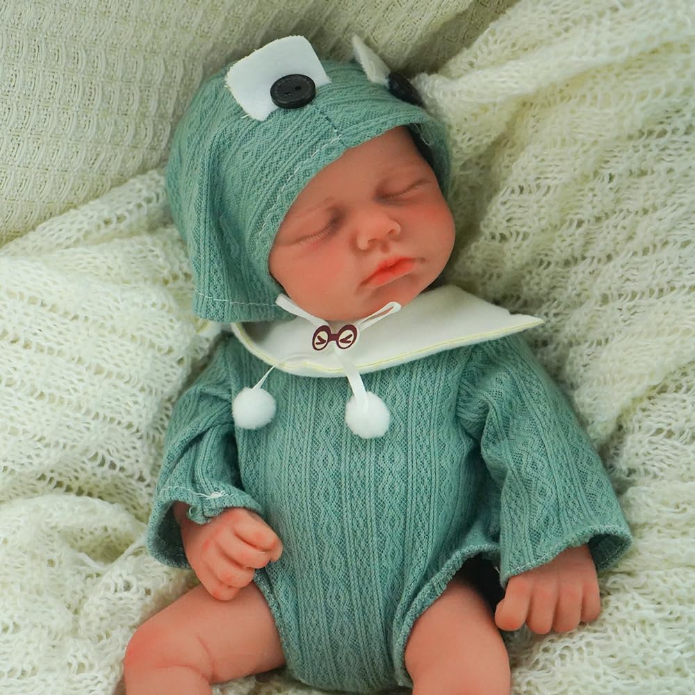 Softmary 12-Inch Full Silicone, Lifelike Reborn With Realistic Veins, Sleeping Realistic