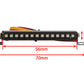MEUS RACING SCX24 Roof Light Bar Headlights 14 LED Color for Axial SCX24 Upgrade Accessories Parts, Black