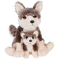 Rhode Island Novelty 12 AND 6 BIRTH OF LIFE WOLF PLUSH