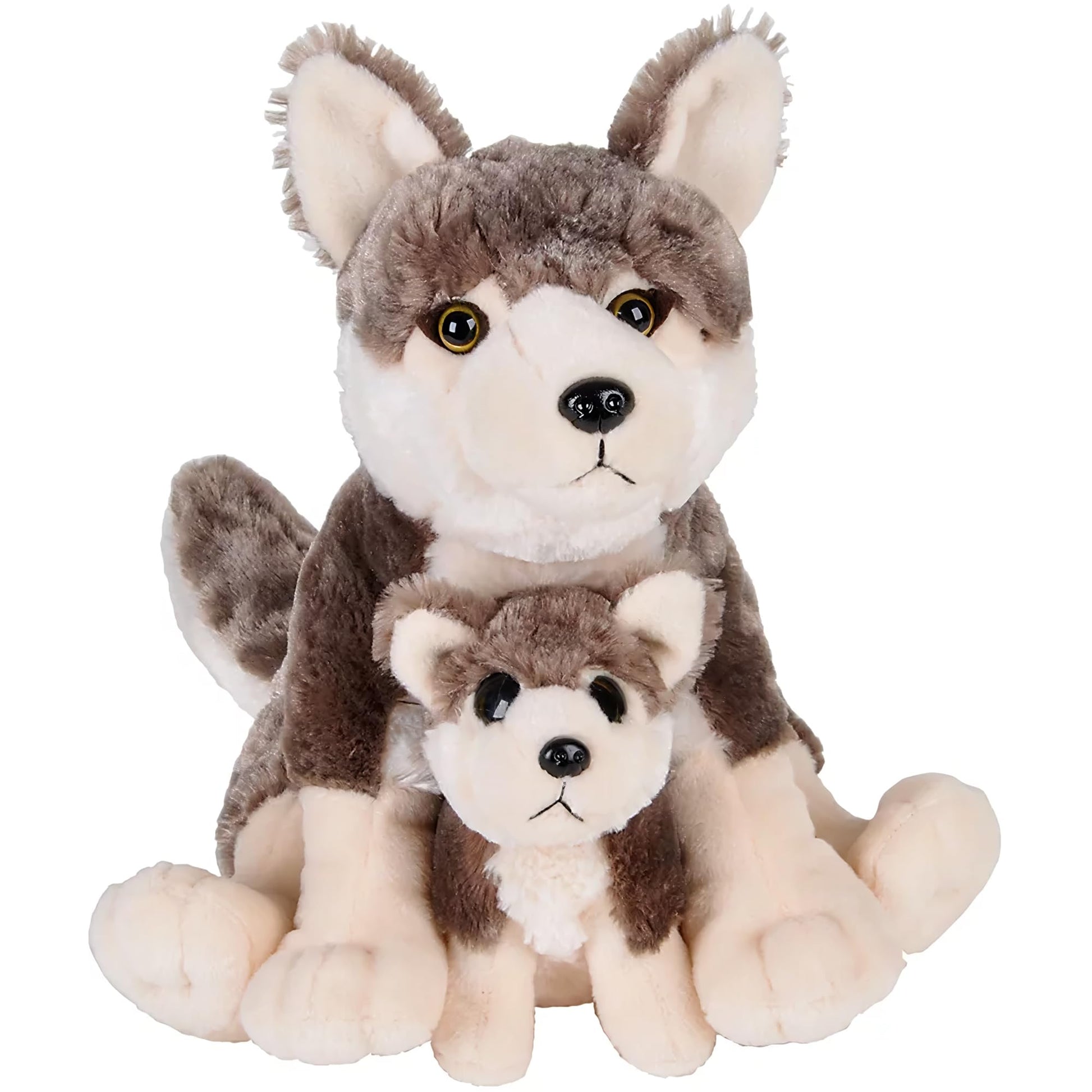 Rhode Island Novelty 12 AND 6 BIRTH OF LIFE WOLF PLUSH