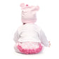 Reborn Dolls Baby Clothes Pink Outfits For 20'- 22' Reborn Doll Girl Baby Clothing Sets