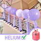 Partywoo Purple Large Balloons, 4 Pcs 36 Inch Balloons, Pastel Purple Big Balloons, Pale Purple Giant Balloons, Jumbo Balloons For Birthday Party Decorations, Baby Shower Decorations, Purple-Q10