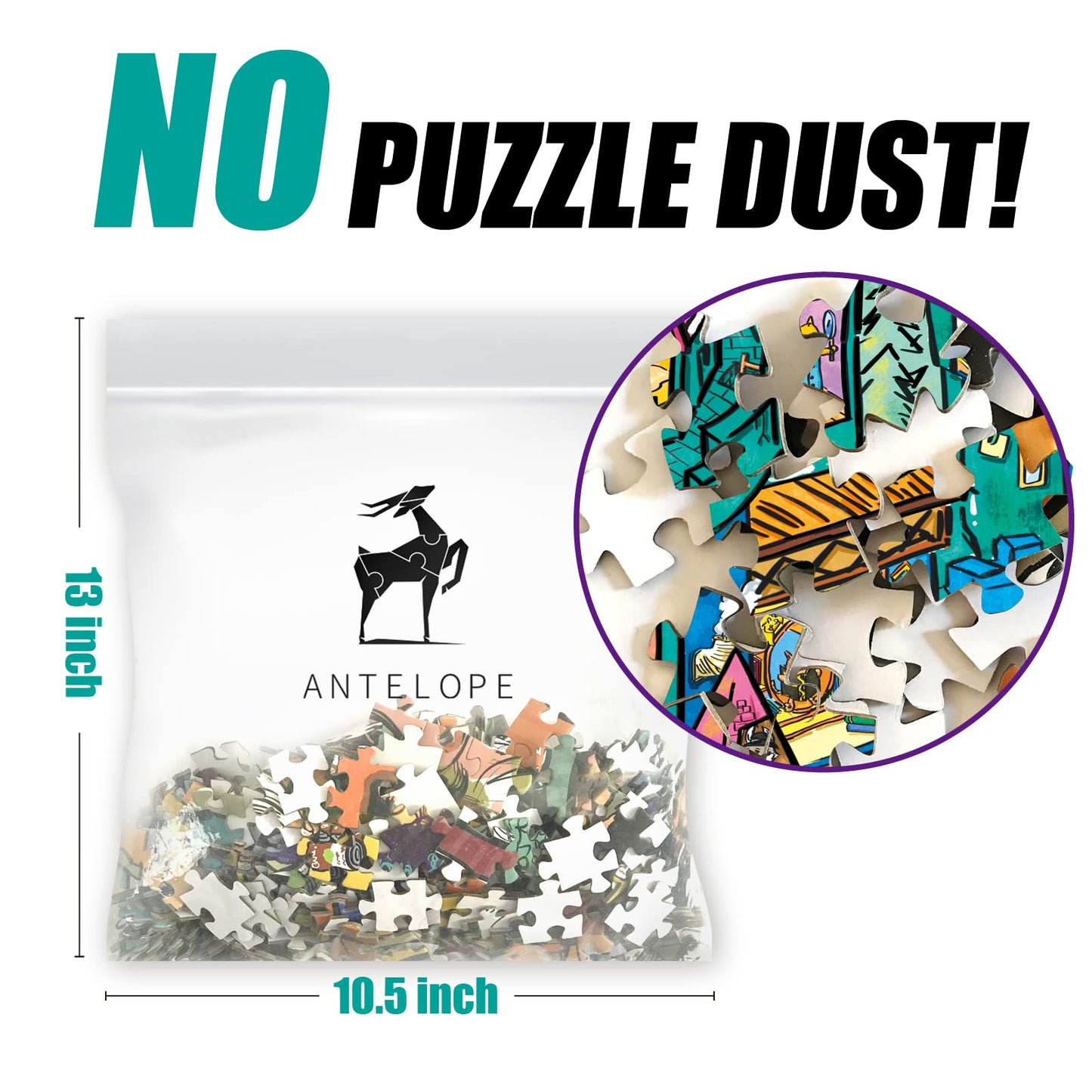 Antelope - 1000 Piece Puzzle For Adults, Cat Castle Jigsaw Puzzles 1000 Pieces, High Resolution, Matte Finish, Smooth Edging, No Dust Creative Artistic Puzzle