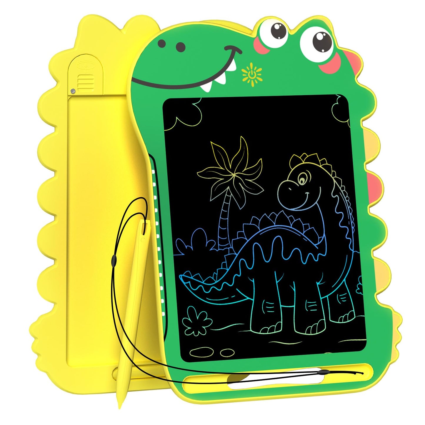 BKM LCD Writing Tablet for Kids, Educational Toddler Toys, Colorful Doodle Board Drawing Tablet with Screen Lock & Erase Button,
