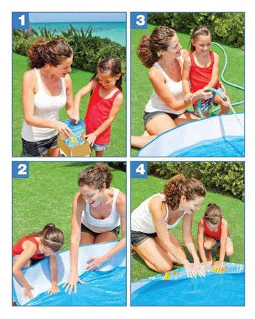 Intex John Adams 6 Ft Ocean Play Snapset Pool By (Ocean Play)