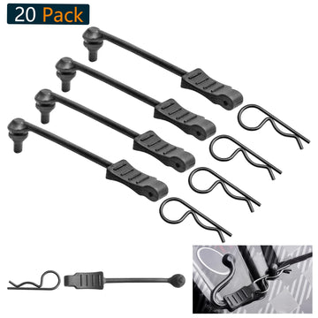20pcs HobbyPark Universal RC Car Body Clips and Retainer for All 1/10 1/12 Scale Arrma Traxxas Axial SCX10 Losi Redcat HPI Excee