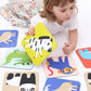 Banana Panda Suuuper Size Memory Game - Wild Animals - Classic Toddler Game Includes 24 Extra-Large Cards - Play Matching Games,