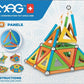 Geomag Magnetic Toys Supecolor Tiles 78-Piece Building Set For Kids Ages 5-99 | Swiss-Made Stem & Steam Authenticated Educational Toy Made From 100% Recycled Plastic | Creative Learning Play