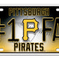 MLB Pittsburgh Pirates #1 Fan Metal Tag