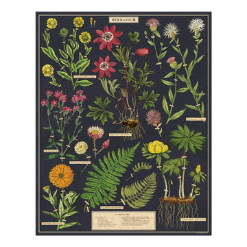 CAVANILLI & CO. Herbarium 1,000 Piece Puzzle, Multi Color, Paperboard Material, Model PZL/HERBARIUM