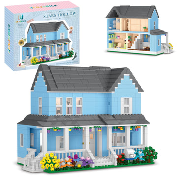 Gilmore House Building Set Compatible with Lego for Girls,Architecture Building House Kit for Women Decor,Girls Christmas Birthd