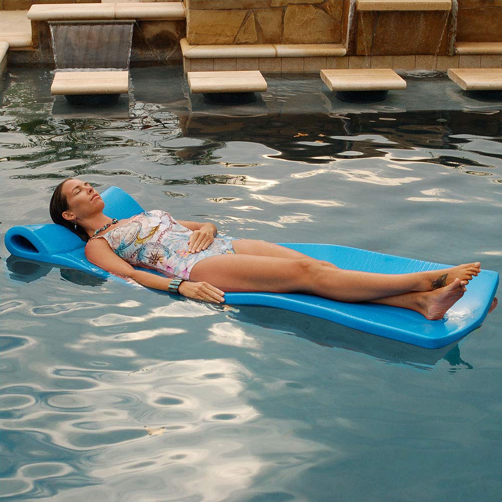 Pool Mate Large Foam Pool Float, Marina Blue