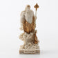 Veronese Design Poseidon Figurine - 3 3/8 Inch Resin Miniature, White Gold Finish, Multicolor, Model WU77443AA