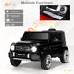 Infans Licensed Mercedes Benz G63 Kids Ride On Car, 12V Electric Vehicle With Remote Control, Double Open Doors, Music, Bluetooth, Wheels Suspension, Battery Powered For Children Boy Girl (Black)