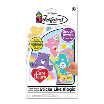 Colorforms Travel Set, Stickers For Kids - Care Bears, Arts And Crafts, Reusable Sticker Book, Kids Stickers, Toddler Crafts, St
