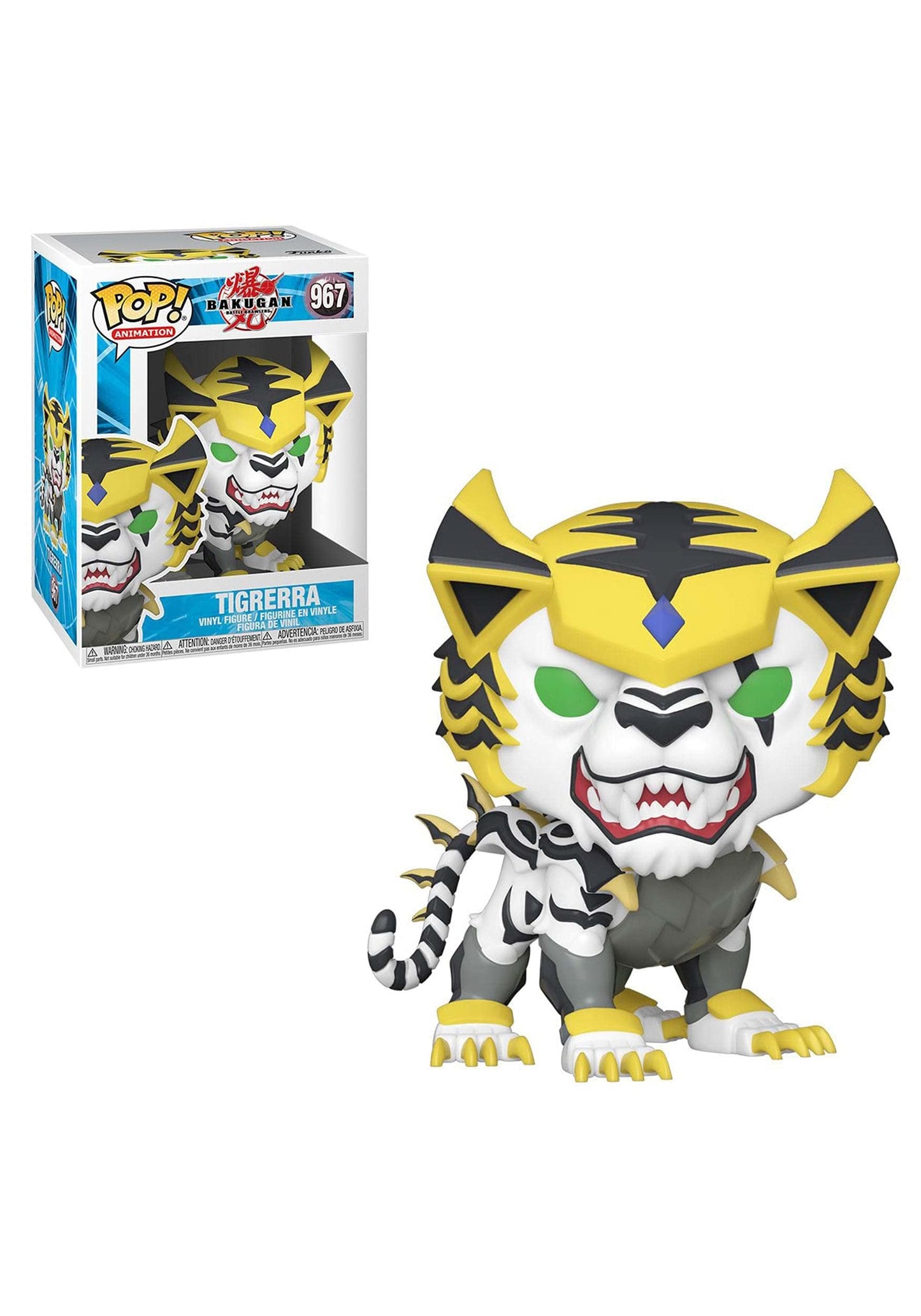 Funko Pop Animation: Bakugan - Tigrerra, Multicolor