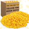 Barydat 1200 Pcs Mini Resin Ducks Bulk Yellow Tiny Duck For Hide And Seek Prank Cruises Party Mini Baby Ducks Miniature Garden Accessories Duck Figures For Dollhouse Landscape Aquarium Decor Gift