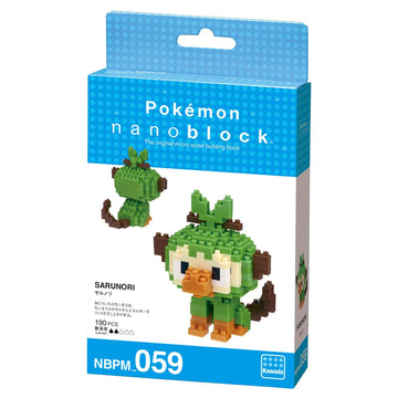 Nanoblock - Pokémon - Grookey, Pokémon Series Building Kit