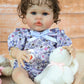 SCOM Reallife Reborn Baby Dolls Girl with Accessories - 20 Inchs Ultra Realistic Silicone Vinyl Doll  Lifelike Soft Weighted Cloth Body  3-12 Years for Girls Boys  Reallife Toddler Educational Toy
