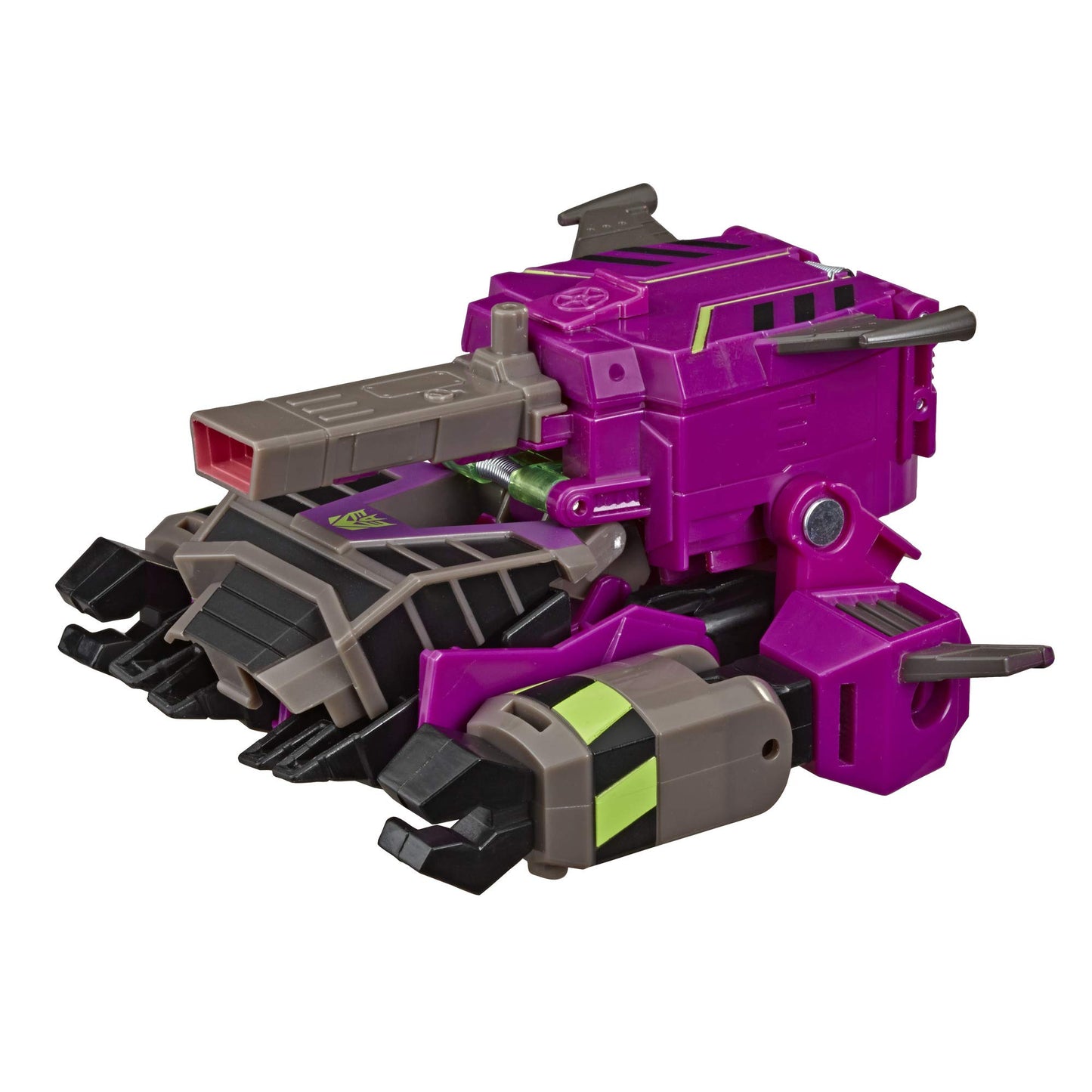 Transformers Cyberverse Ultra Class Clobber Action Figure, 6.75-inch, Green/Purple, Combines with Energon Armor, Model E7108AS00
