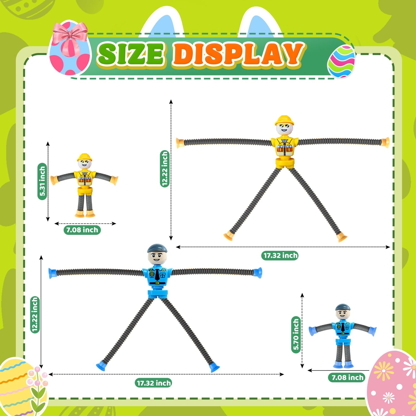 Easter Basket Stuffer Gift For Toddlers Kids Robot Sensory Travel Toys 4Pcs For Boy Year Old Ages 3 4 5 6 7 8 9, Airplane Travel