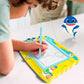Lollipop Baby Shark Magnetic Drawing Board with Stylus and 3 Stamps, for Boys or Girls (Blue)