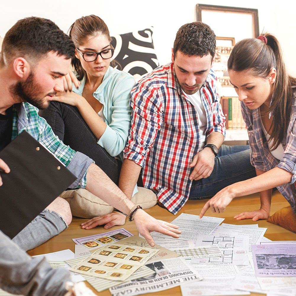 Thinkfun Cold Case: A Pinch Of Murder - A Murder Mystery Game In A Box For Ages 14 And Up