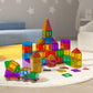 Bmag Magnet Building Blocks Set - 100PCS Multicolored Plastic Tiles with 2 Cars, STEM Educational Toy, Model BG23-100