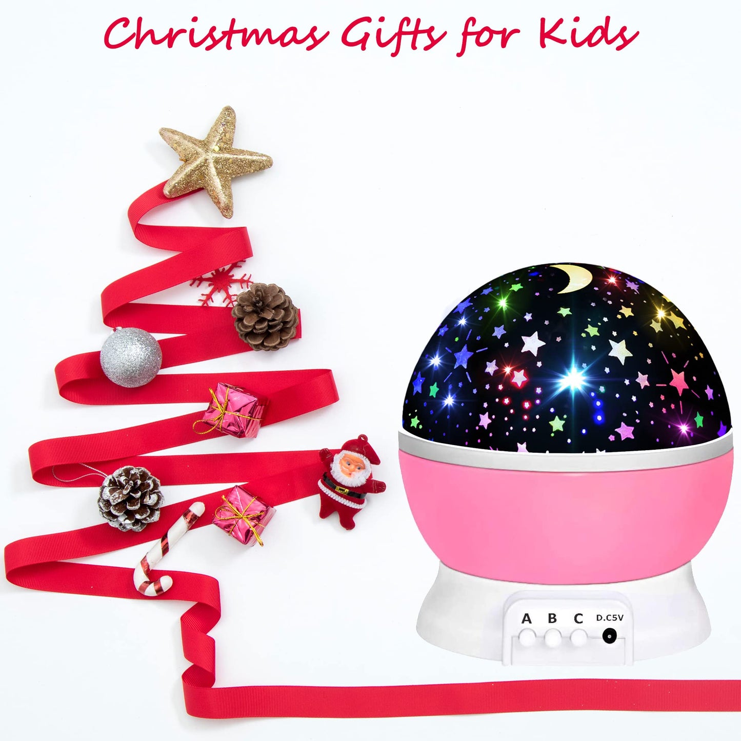 Toys For 1-10 Year Old Girls,Star Projector For Kids 2-9 Year Old Girl Gifts Toys For 3-8 Year Old Girls Christmas Gifts For 4-7 Year Old Boys Sensory Toy Birthday Gifts Stocking Stuffers For Kids