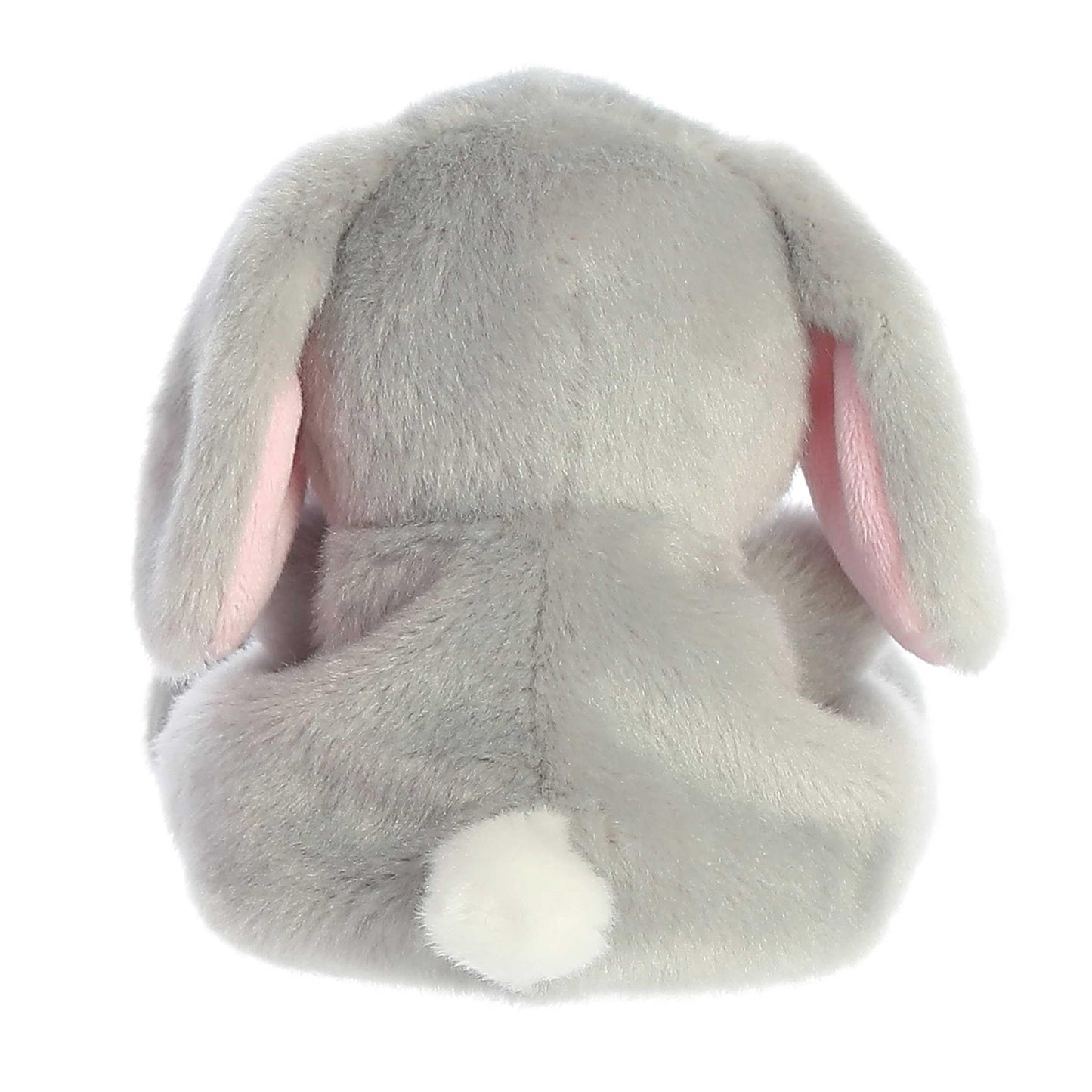 Aurora Adorable Palm Pals Pebbles Bunny Stuffed Animal - Pocket-Sized Play - Collectable Fun - Grey 5 Inches